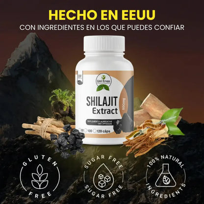 Shilajit 6 en 1™ Premium – Energía, Fuerza y Vitalidad Natural