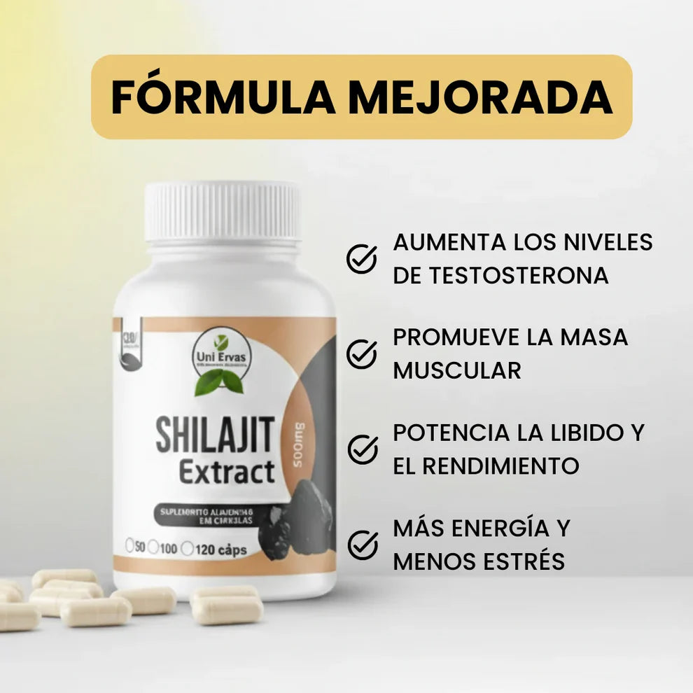 Shilajit 6 en 1™ Premium – Energía, Fuerza y Vitalidad Natural