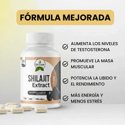 Shilajit 6 en 1™ Premium – Energía, Fuerza y Vitalidad Natural
