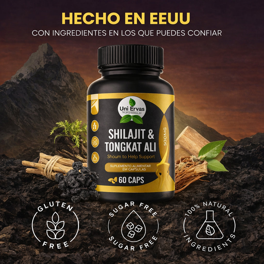 Hercules Shilajit® ORIGINAL - Fórmula Mejorada 6 en 1