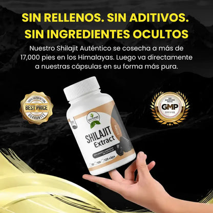 Shilajit 6 en 1™ Premium – Energía, Fuerza y Vitalidad Natural