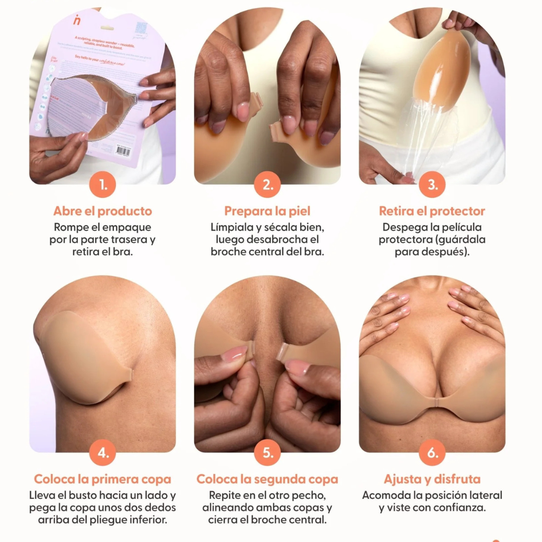 Bra Push Up Invisible Linda Luna