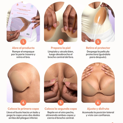 Bra Push Up Invisible Linda Luna