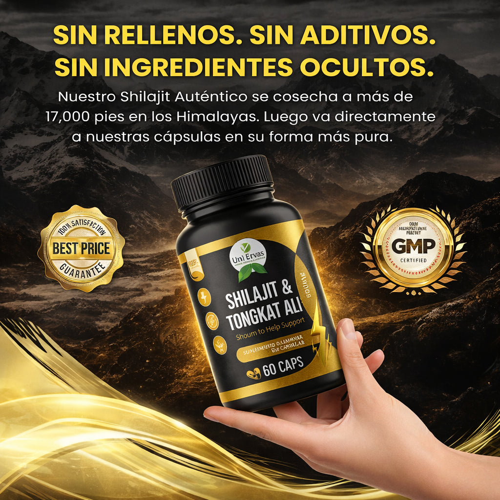 Hercules Shilajit® ORIGINAL - Fórmula Mejorada 6 en 1